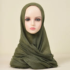 Polyester Silk Satin Hijab | 107x180cm | 24 Colors | Wholesale | Custom Packaging