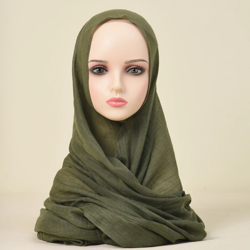Polyester Silk Satin Hijab | 107x180cm | 24 Colors | Wholesale | Custom Packaging