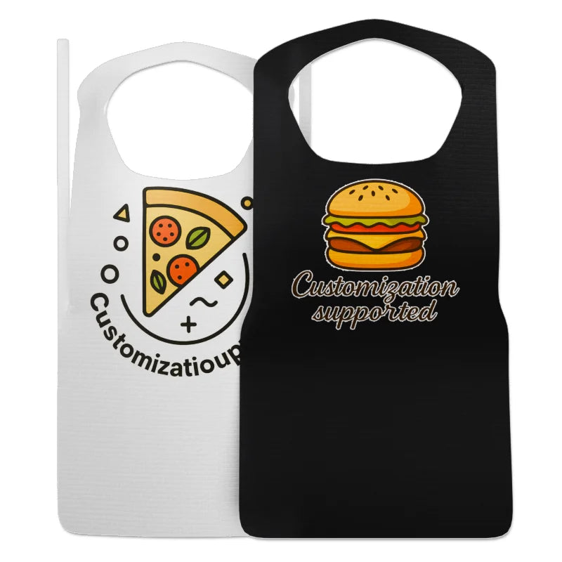 Custom Disposable Plastic Bib Aprons with Food-Grade Certification | 1 Carton MOQ for Seafood & BBQ Restaurants