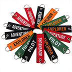 Custom Embroidered Keychains with Logo | 50 MOQ Double-Sided