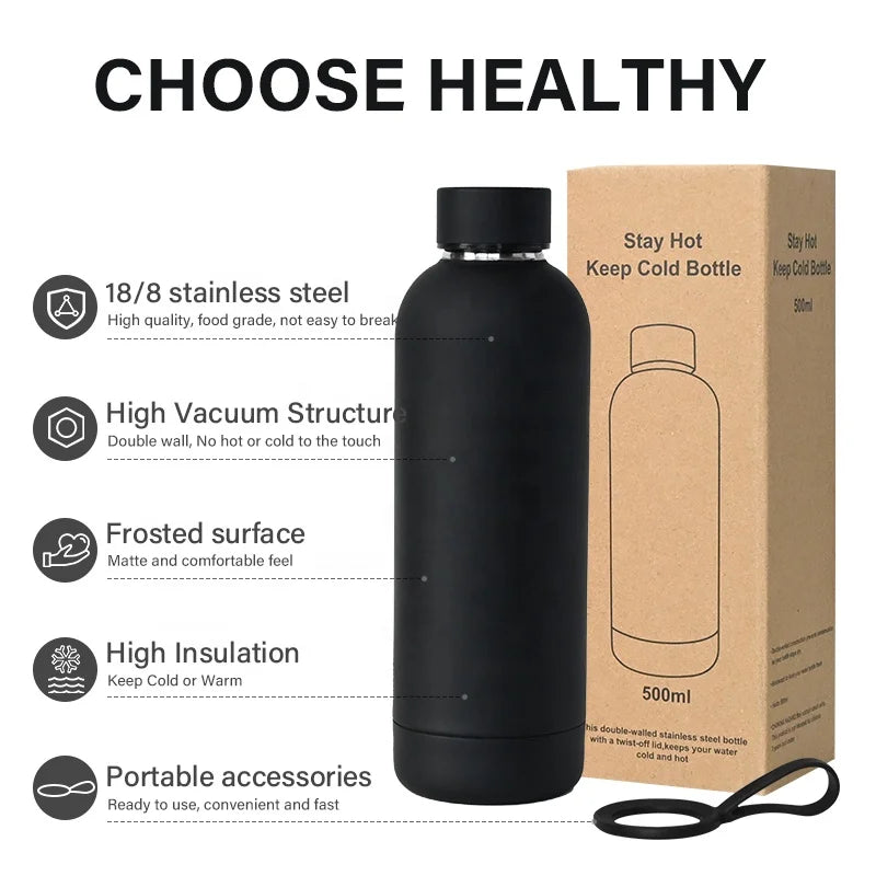 Custom Stainless Steel Water Bottle with Logo | MOQ 50