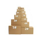 5-Ply Corrugated Shipping Boxes: 500 MOQ, 8-Day Lead, 6-7mm | ISO Certified E-commerce Packaging