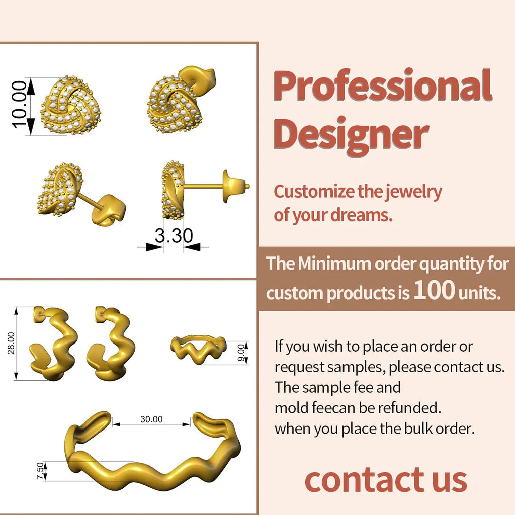 Custom 18K PVD Gold Plated Stainless Steel Necklace | MOQ 1