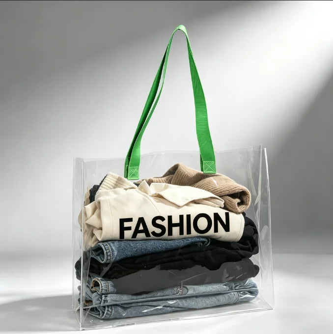 Custom PVC Cosmetic Bag Transparent Waterproof | Logo Toiletry Pouch | Bulk