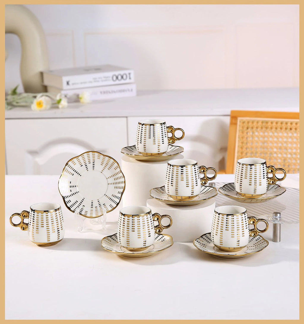 Custom Ceramic Coffee Cup Set — 31-Day Lead, Gift Box, OEM/ODM