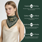 Custom Polyester Bandanas | 100 Pcs MOQ, Silk Screen | OEKO-TEX Available