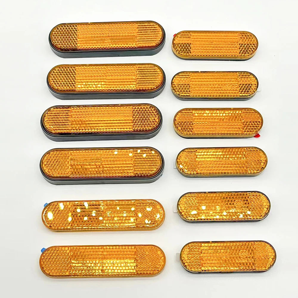 Custom CQC E-Mark Side Reflex Reflectors | MOQ 50 pcs