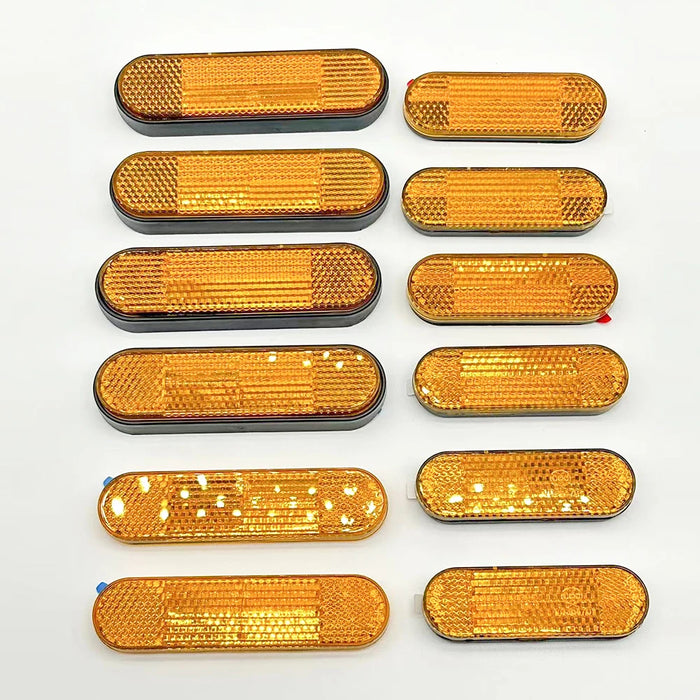 Custom CQC E-Mark Side Reflex Reflectors | MOQ 50 pcs