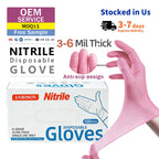 6 Mil Nitrile Gloves AQL 1.5 | 510K/CE Certified | Custom Logo | Bulk