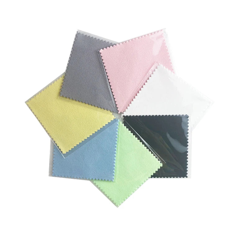 Custom Microfiber Jewelry Polishing Cloths | MOQ 100 | 10-Day Lead Time