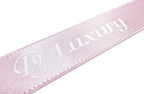 Custom Printed Satin Ribbon | Double-Face | MOQ 2,000 Yards  text