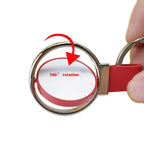 Custom Rotating Stainless Steel Keychain with Laser Engraving | 500 MOQ