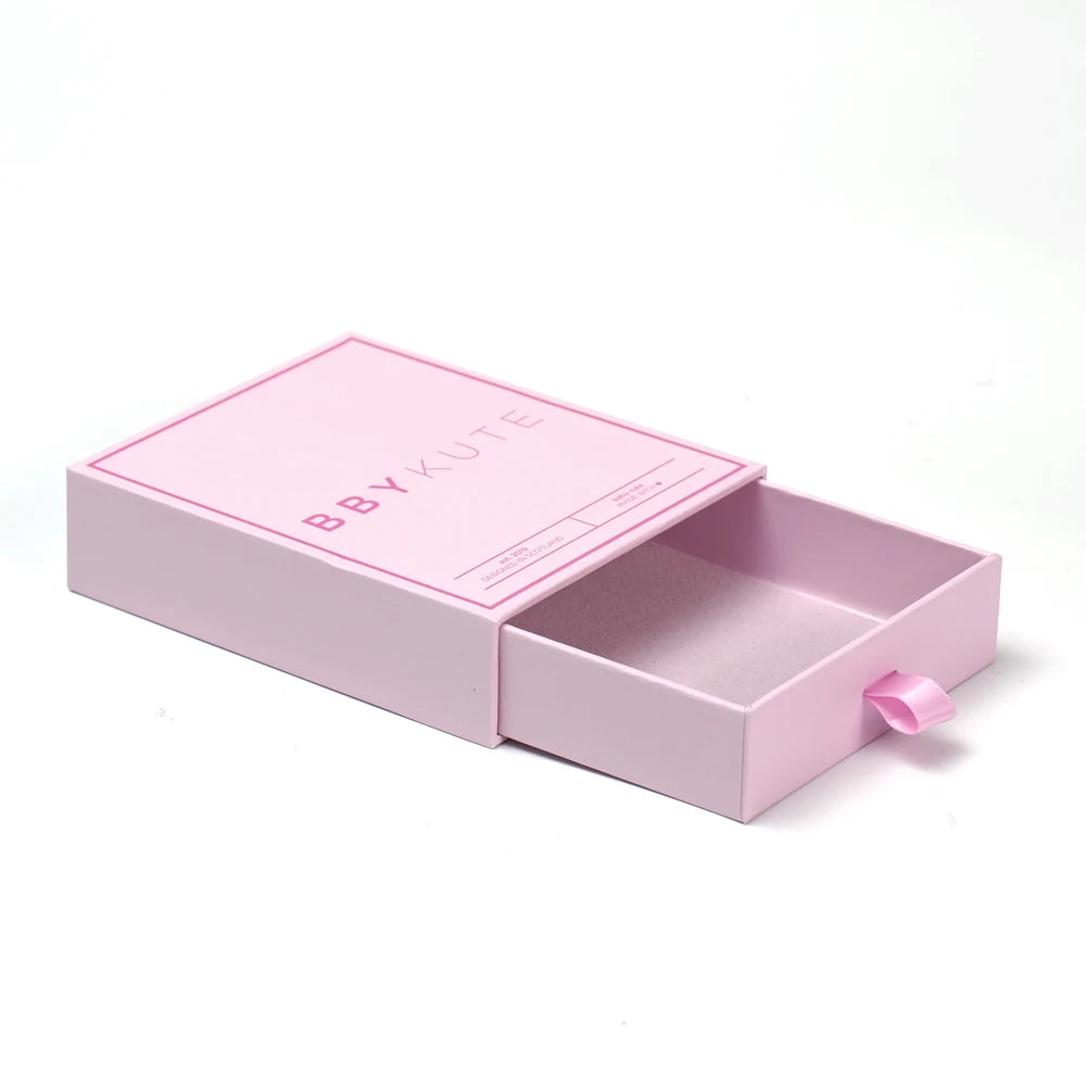 Custom Rigid Paper Drawer Box for Jewelry | MOQ 500 | 14-Day Lead Time