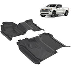 Custom Fit TPE Floor Mats for Chevrolet Silverado 1500 2500HD 3500HD Crew Cab 2019-2025