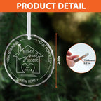 Custom Crystal Christmas Ornament with Logo | MOQ 50 Pcs