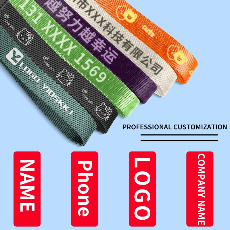 Custom Nylon Crossbody Phone Strap with Universal Tether Patch