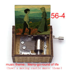 Wooden Hand-Cranked Music Box | Howl's Moving Castle | 10 MOQ | Custom