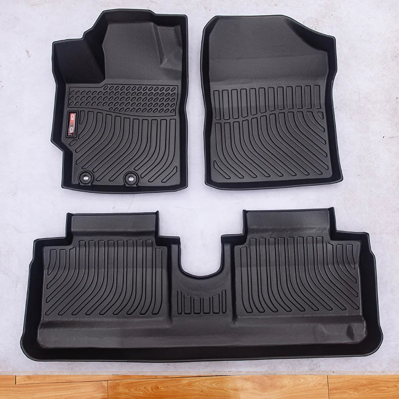 Toyota Yaris 3D All-Weather TPE Floor Mats Full Set (2006-2009, 2014-2022)