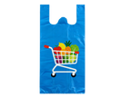 Bulk Recyclable Custom logo T-shirt Bags Food Grade Thickened for Checkout Supermarket Commercial Shopping Bags