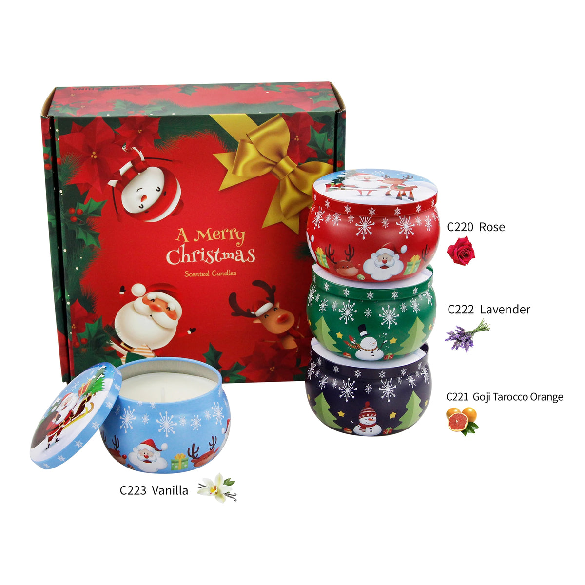 Custom Tin Candle with Logo | 2-Set MOQ | SGS Certified