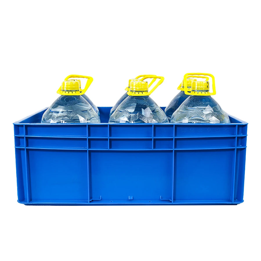 Heavy Duty Industrial Solid Plastic Storage Bin – Stackable Container Box with Custom Logo