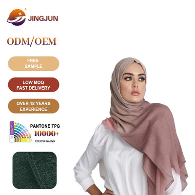 Custom Cotton-Modal Ethnic Scarves | 2-Piece MOQ & 31-Day Lead Time | Gradient Tie Dye Patterns