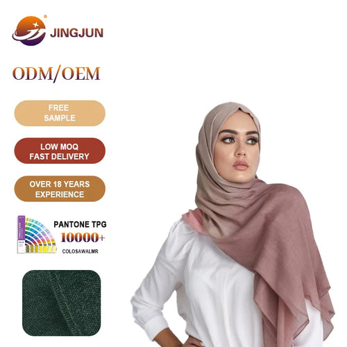 Custom Cotton-Modal Ethnic Scarves | 2-Piece MOQ & 31-Day Lead Time | Gradient Tie Dye Patterns