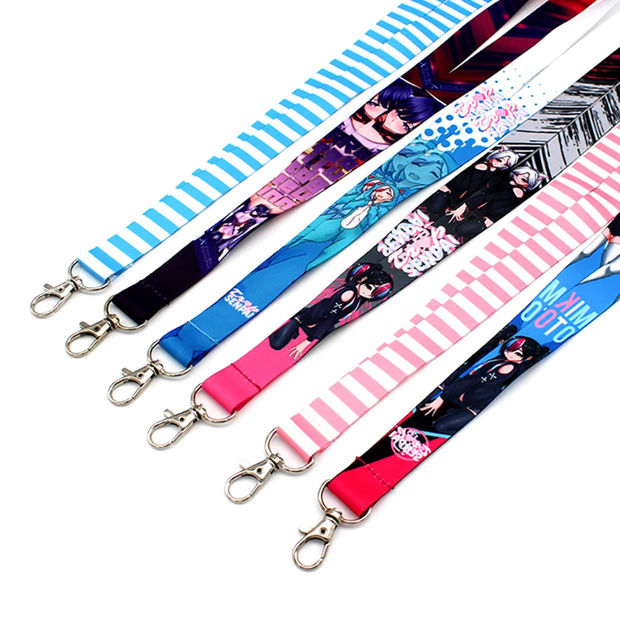 Vibrant Full-Color Personalized Lanyards - Silky Smooth Sublimation Neck Straps for Identity & Branding