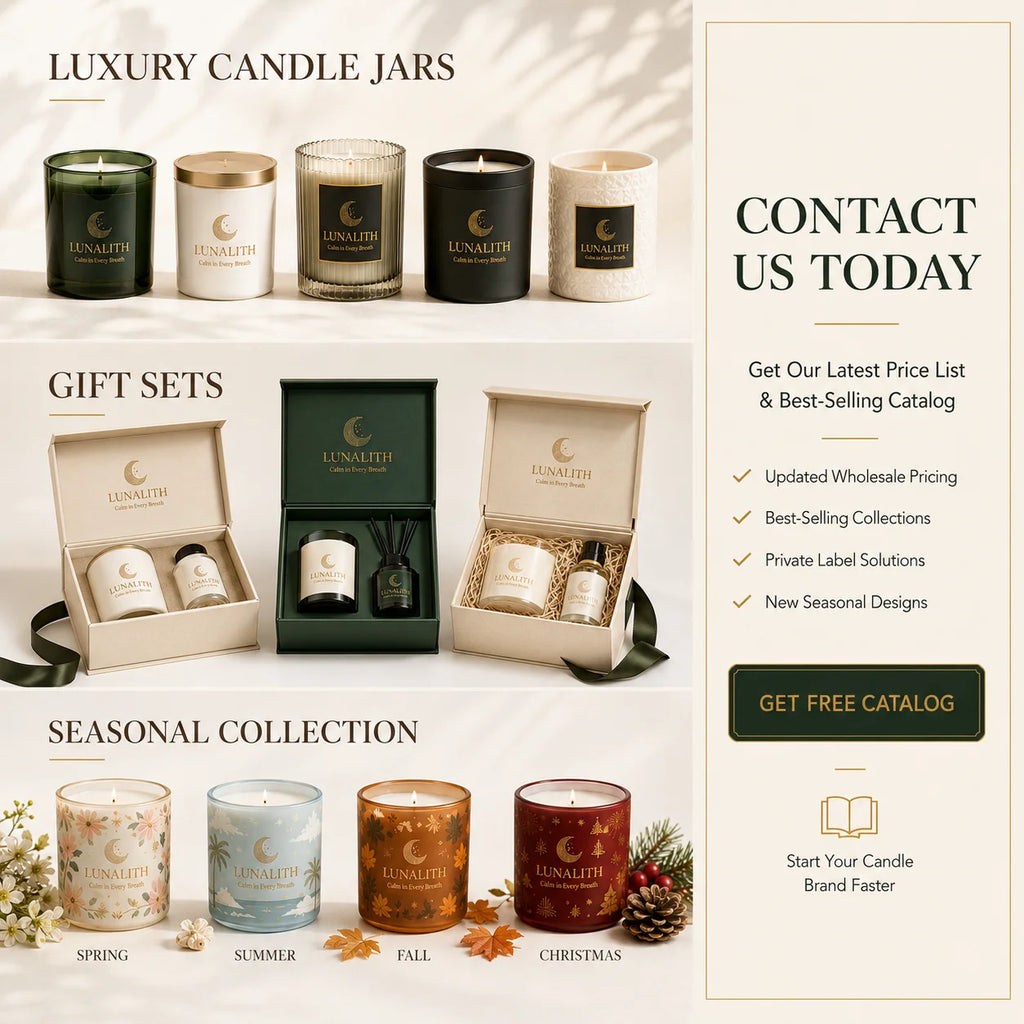 Custom Logo Scented Ceramic Candle | Personalized Label MOQ 500