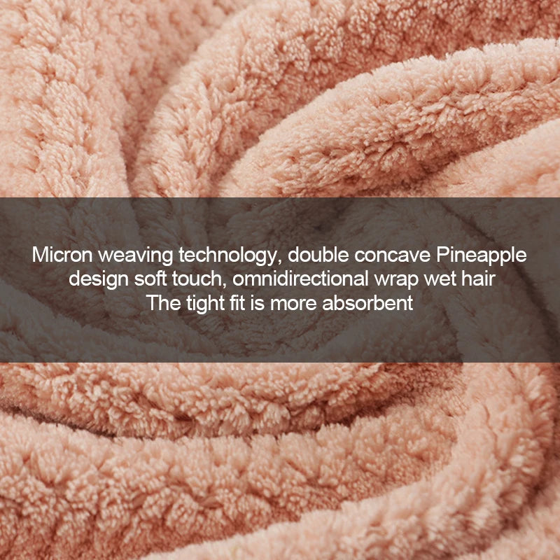 Microfiber Hair Towel 25x65cm | Fast Drying Turban Wrap | Bulk Custom Logo