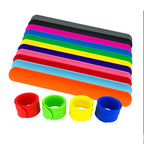 Custom Eco-Friendly Silicone Slap Bracelets | 100 MOQ Wholesale Promotional