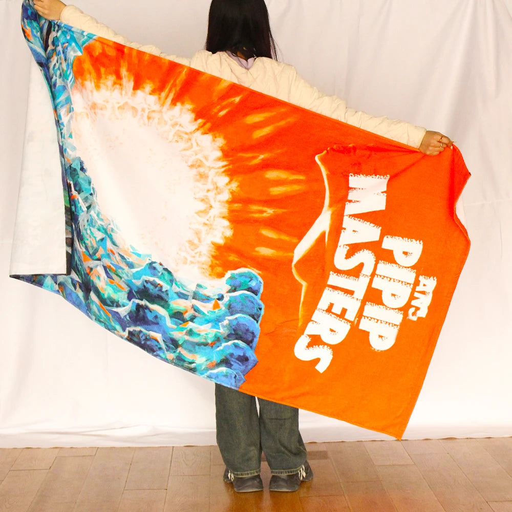 Custom Quick-Dry Beach Towel Set | Sublimation Print | Tote Bag Included | Bulk