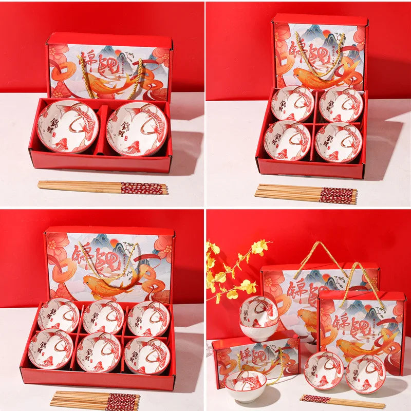 Ceramic Bowl Sets: 20 MOQ, Under-Glazed, Gift Box | Wedding & Corporate Tableware Gifts