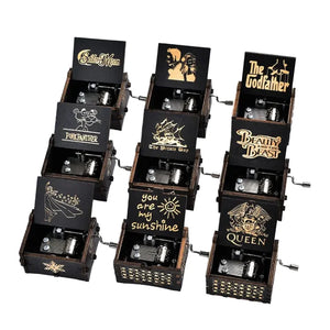 Custom Wooden Music Boxes with Logo – 10 MOQ, 18-Second Play