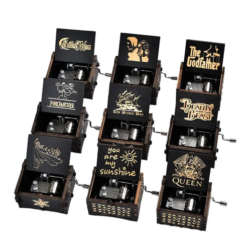 Custom Wooden Music Boxes with Logo – 10 MOQ, 18-Second Play