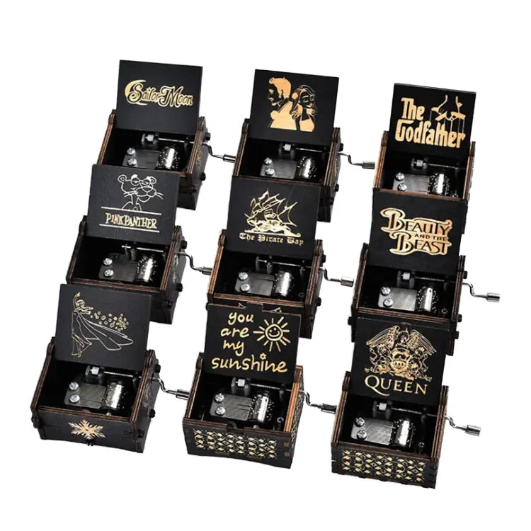 Custom Wooden Music Boxes with Logo – 10 MOQ, 18-Second Play