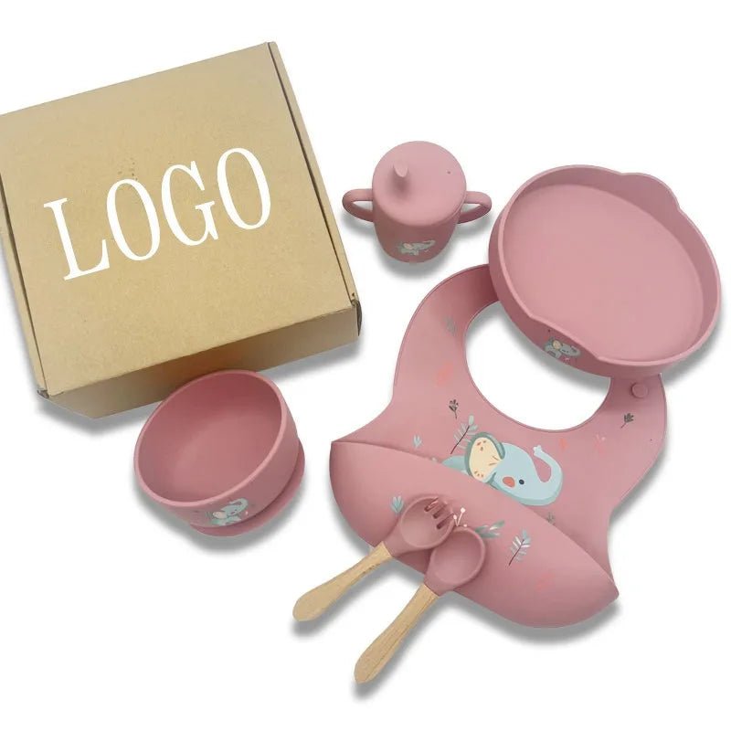 BPA-Free Silicone Feeding Set | MOQ 20 | 7-Day Lead