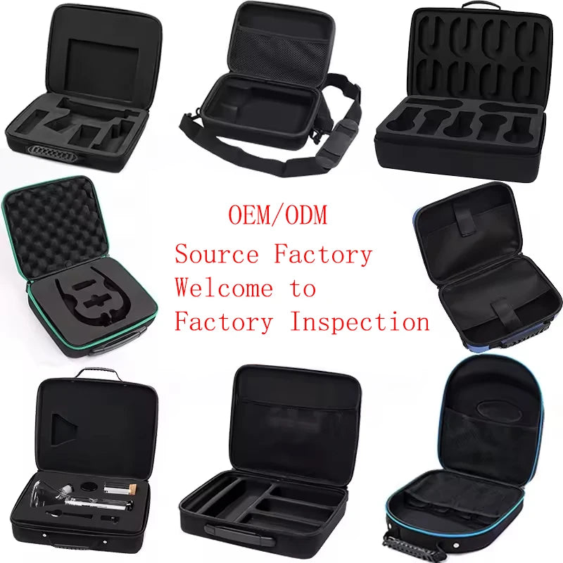 Youdu Factory Custom Logo Protective Travel Shockproof Durable Zipper Carrying Tool Eva Bags & Cases With Foam Insert