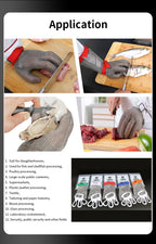 316L Stainless Steel Cut Resistant Gloves | Food Grade | MOQ 1