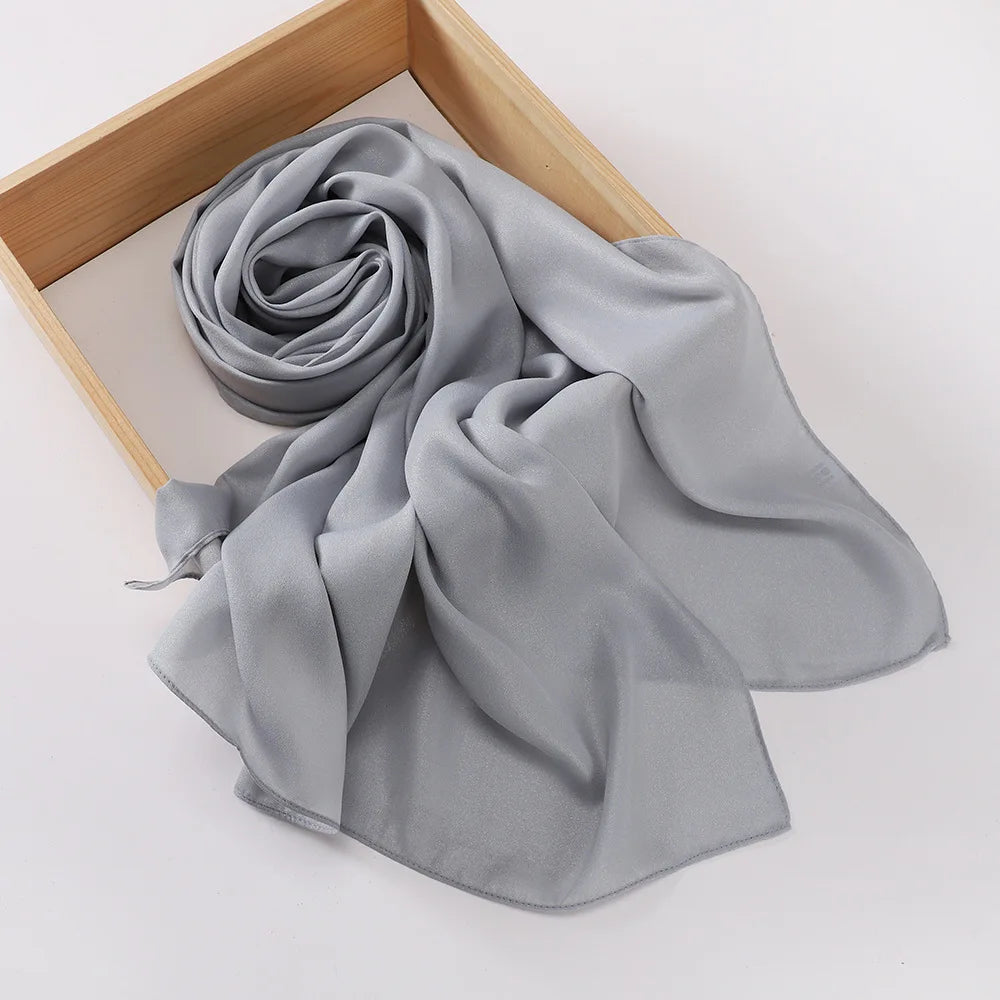 Pearl-Luster Polyester Headscarves | 20-Piece MOQ & 7-Day Lead Time | Women's Fashion & Ethnic Wear
