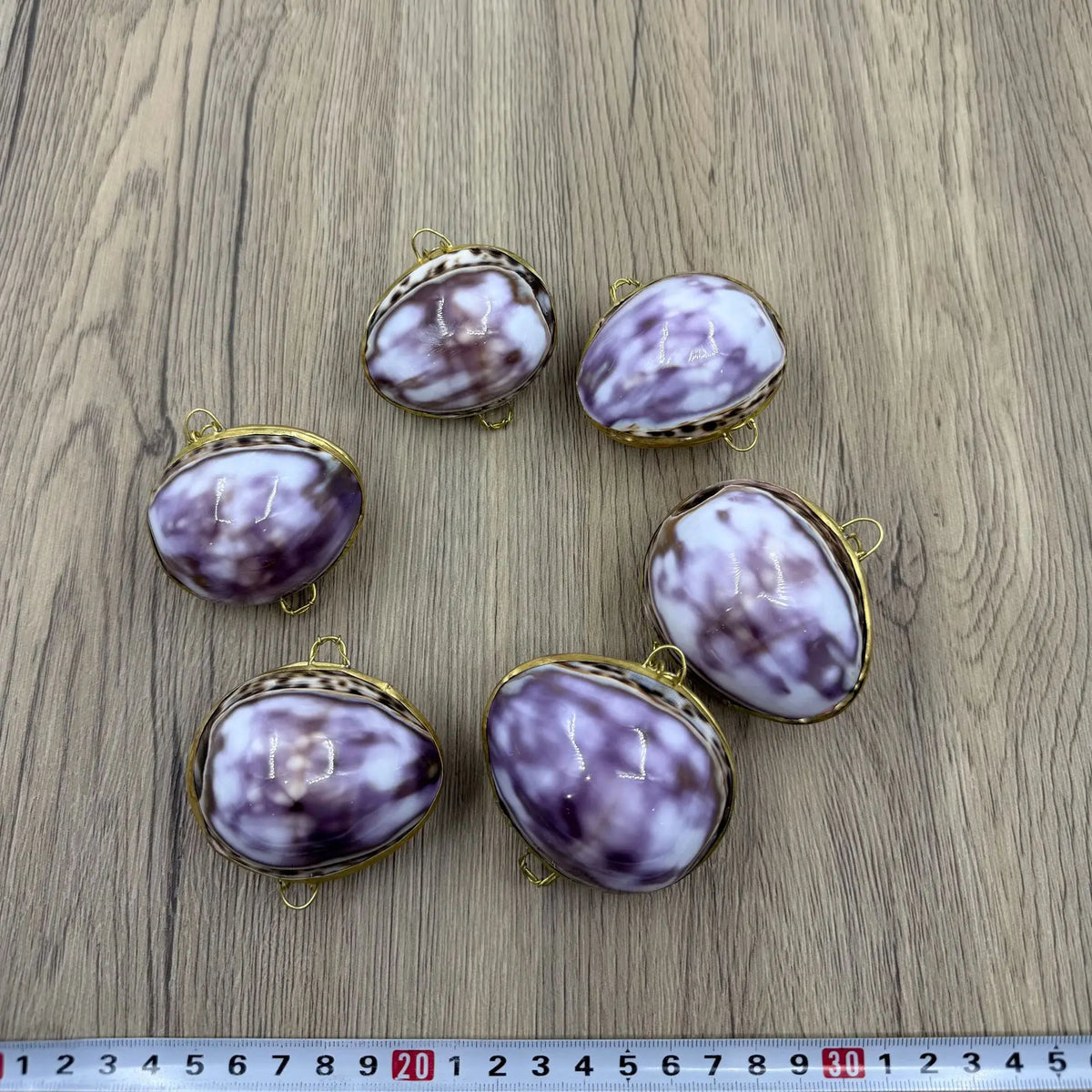 Natural Shell Pendants 50 pcs | Wholesale Craft Charms