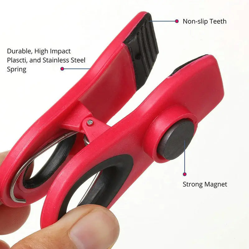 Custom Magnetic Clips with Logo | PP Plastic, 1,000 MOQ