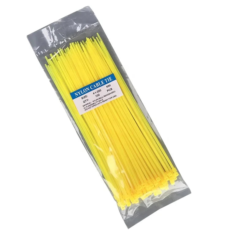 8 Inch Self-Locking Nylon Cable Tie 200mm x 2.7mm | CE/RoHS, UL94V-2, 8kg Tensile Strength