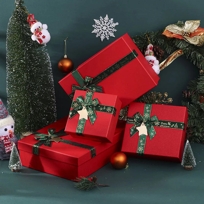 Christmas Gift Boxes 500 pcs | Embossed Recycled