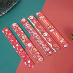 Customized Full Color Silicone Snap Bracelet Wristband with Logo