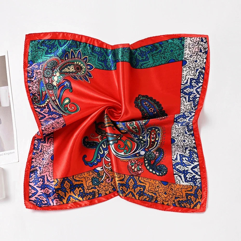 Personalized Silk Satin Scarves | 2-Piece MOQ & 3-7 Day Lead Time | 46 Colors | OEM Manufacture