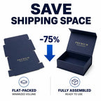 Custom Magnetic Closure Gift Box with Logo | 500 MOQ