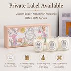 Soy Wax Candle Gift Set | 3-Piece | Custom Packaging from 500 MOQ