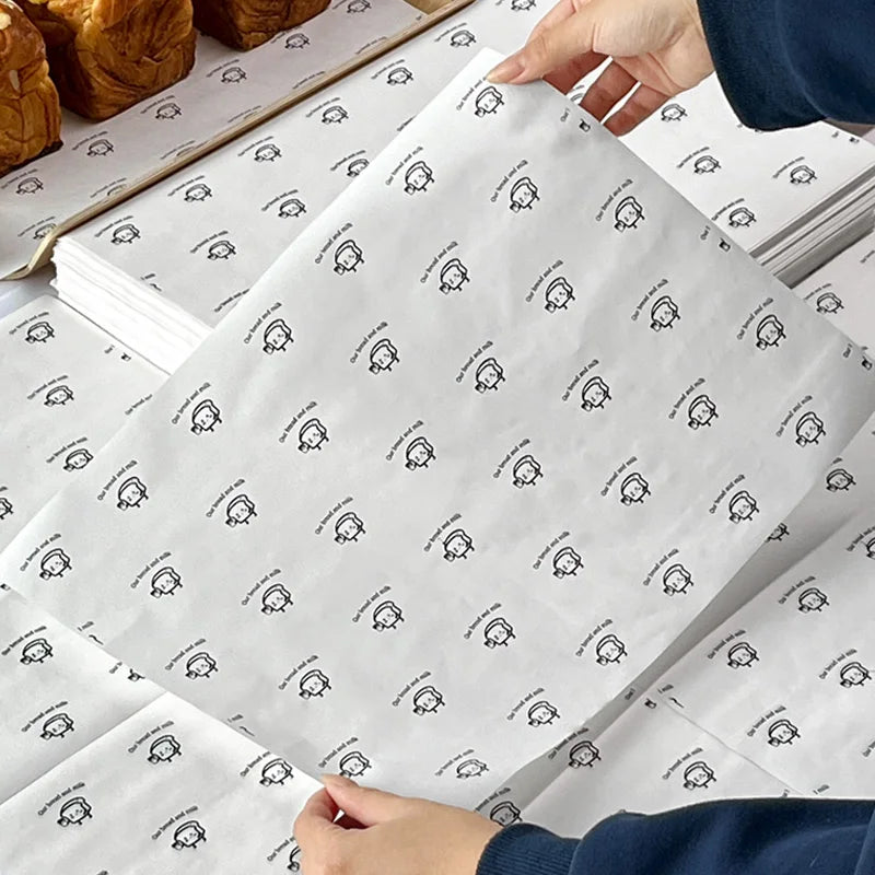 Food Grade Wrapping Paper | Custom Print | Oil-Proof | FSC