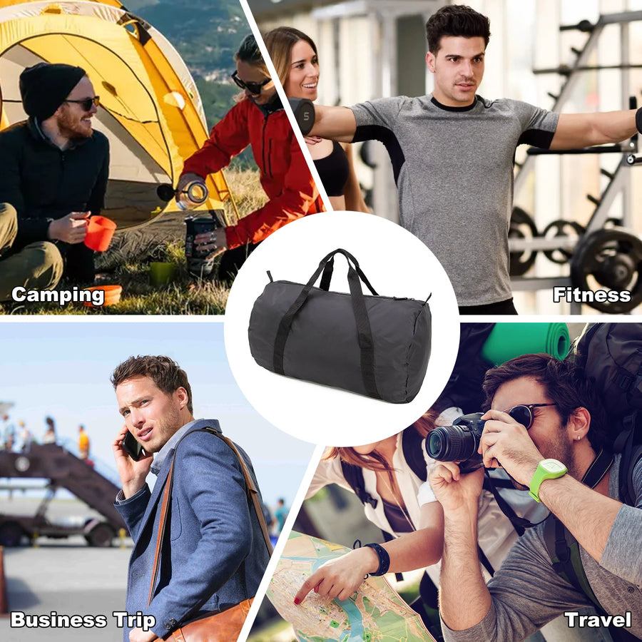 Custom 40L Foldable Duffel Bag — BSCI Certified, 31-Day Lead